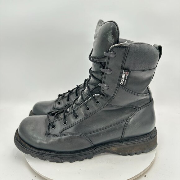 Danner 8” APB All Leather GTX Goretex Men Size 13 Black Leather Tactical Boot - Picture 1 of 13